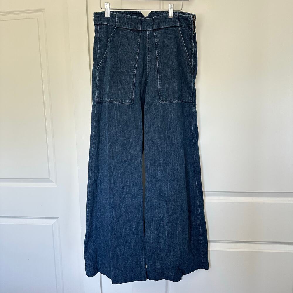 Loup (M) Sabrina Wide Leg Jeans Dark Wash Made in USA Sustainable - Picture 3 of 10